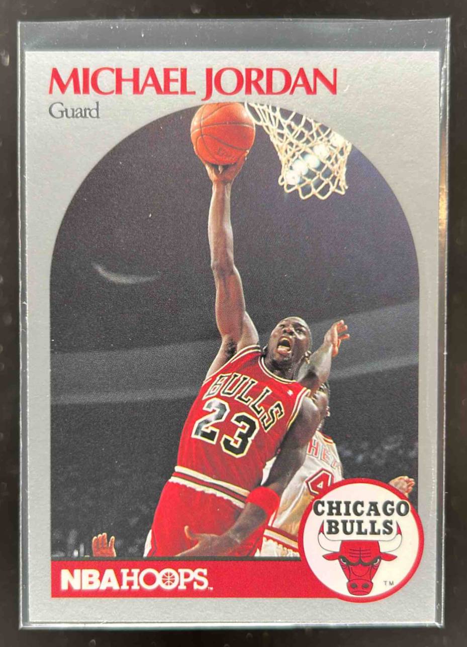 Card image for 1990-91 HOOPS MICHAEL JORDAN #65 CHICAGO BULLS