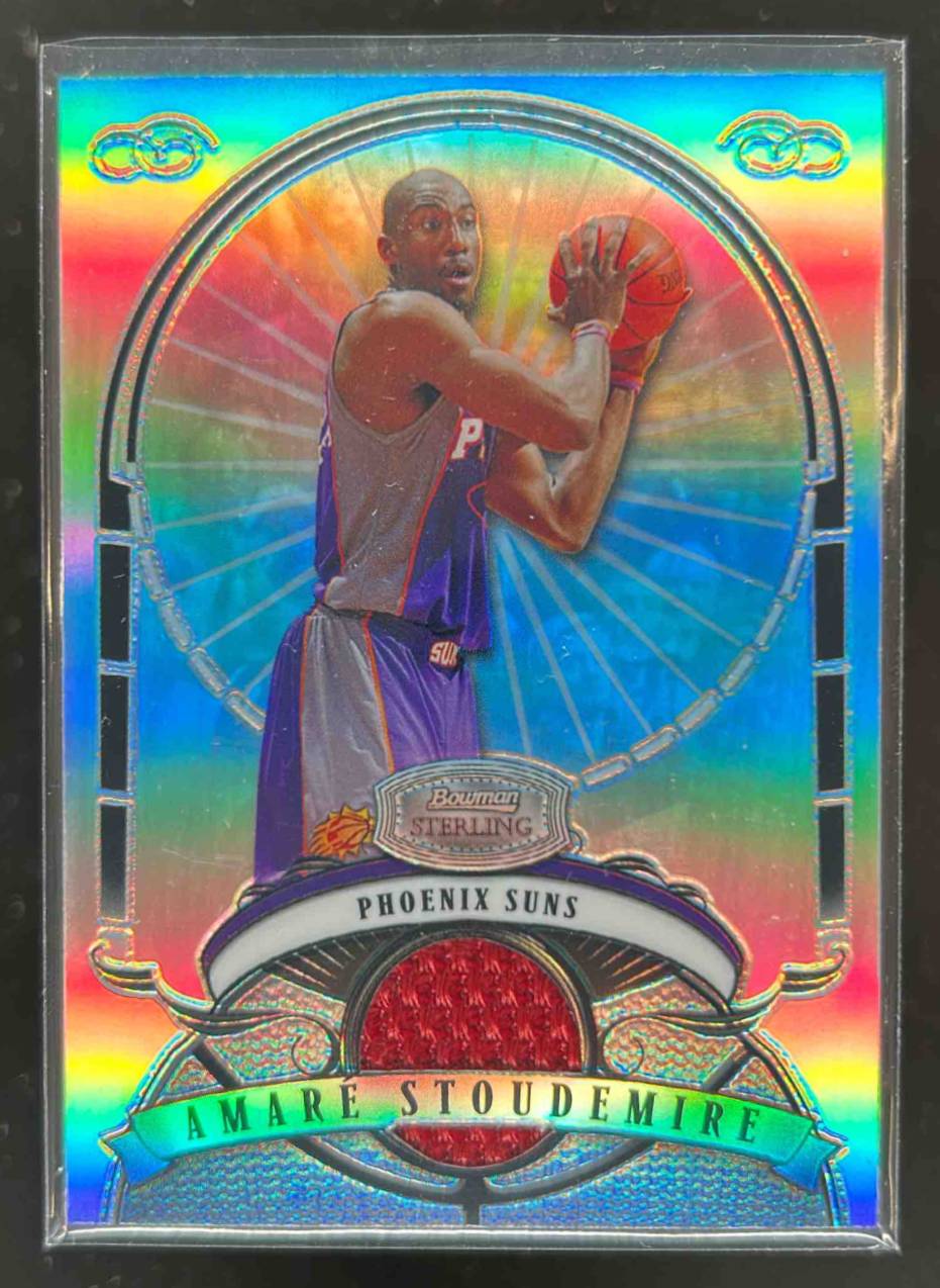 Card image for 2006-07 BOWMAN STERLING AMARE STOUDEMIRE REFRACTOR /199 #18 MEM PHOENIX SUNS