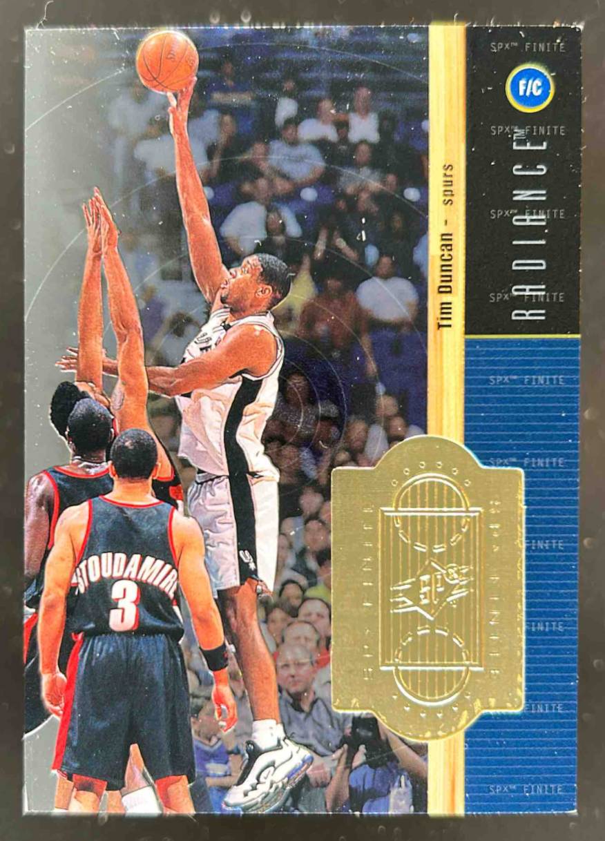 Card image for 1998-99 SPX FINITE TIM DUNCAN RADIANCE /5000 #68 SAN ANTONIO SPURS