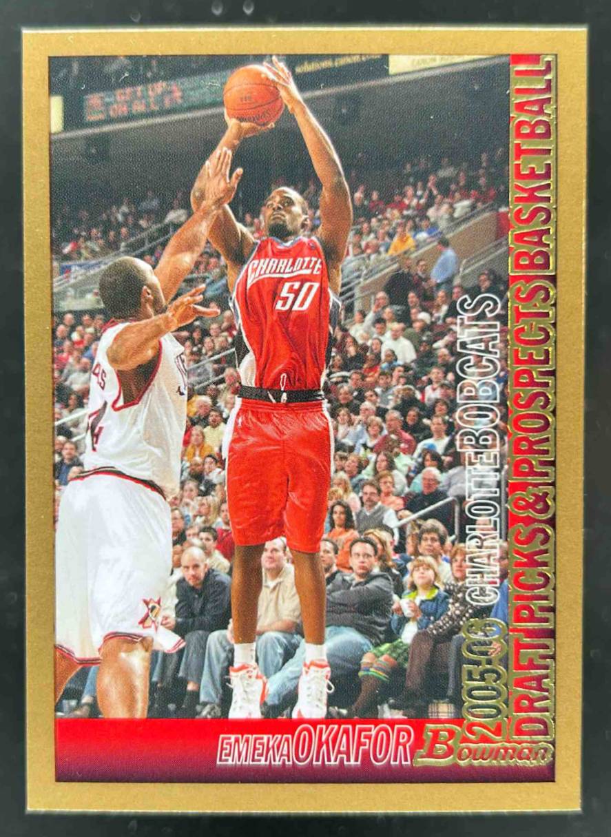 Card image for 2005-06 BOWMAN EMEKA OKAFOR #30 GOLD