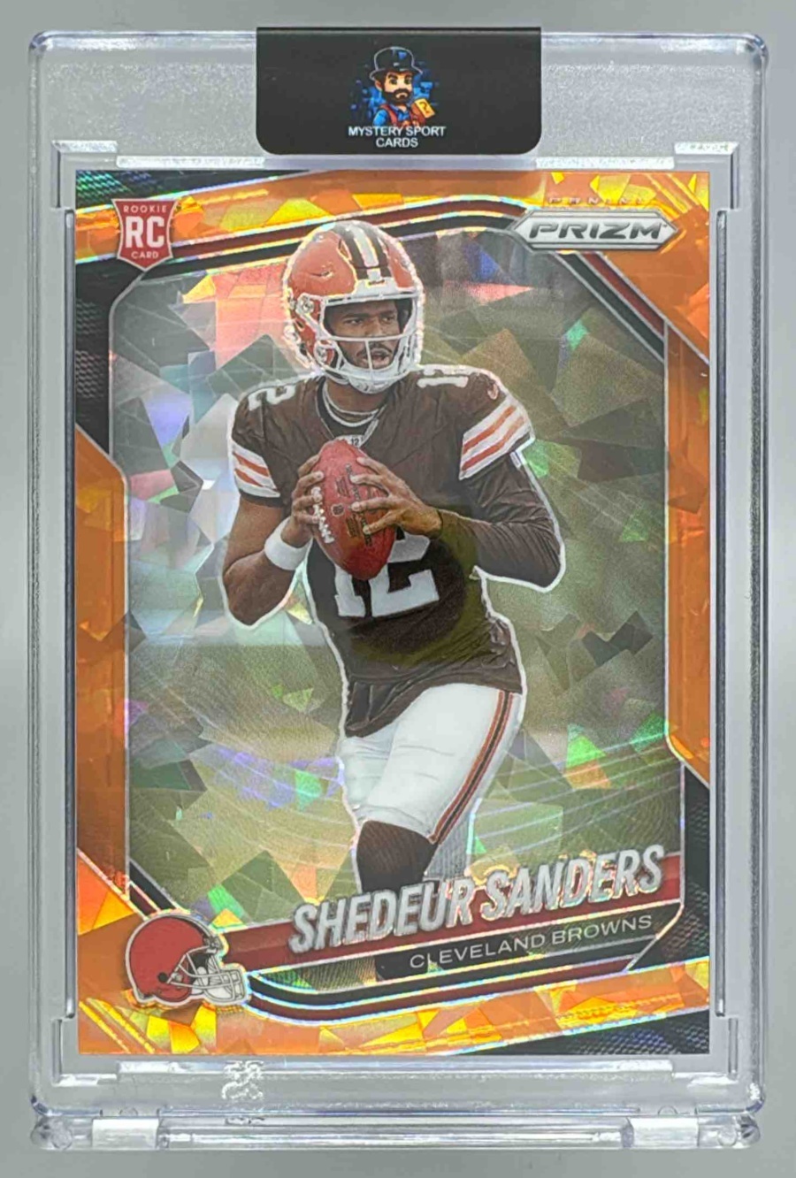 Card image for 2025 Panini Football Prizm Shedeur Sanders #302 RC Cleveland Browns