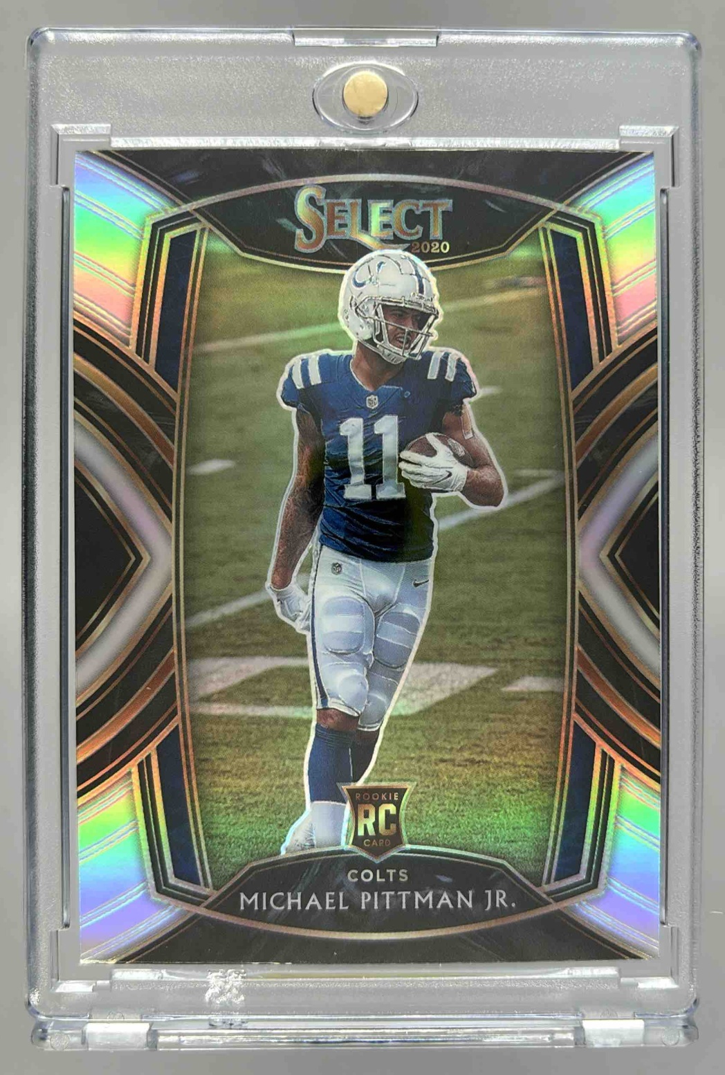 Card image for 2020 Panini Football Select Michael Pittman Jr. #262 RC Club Silver Indianapolis Colts