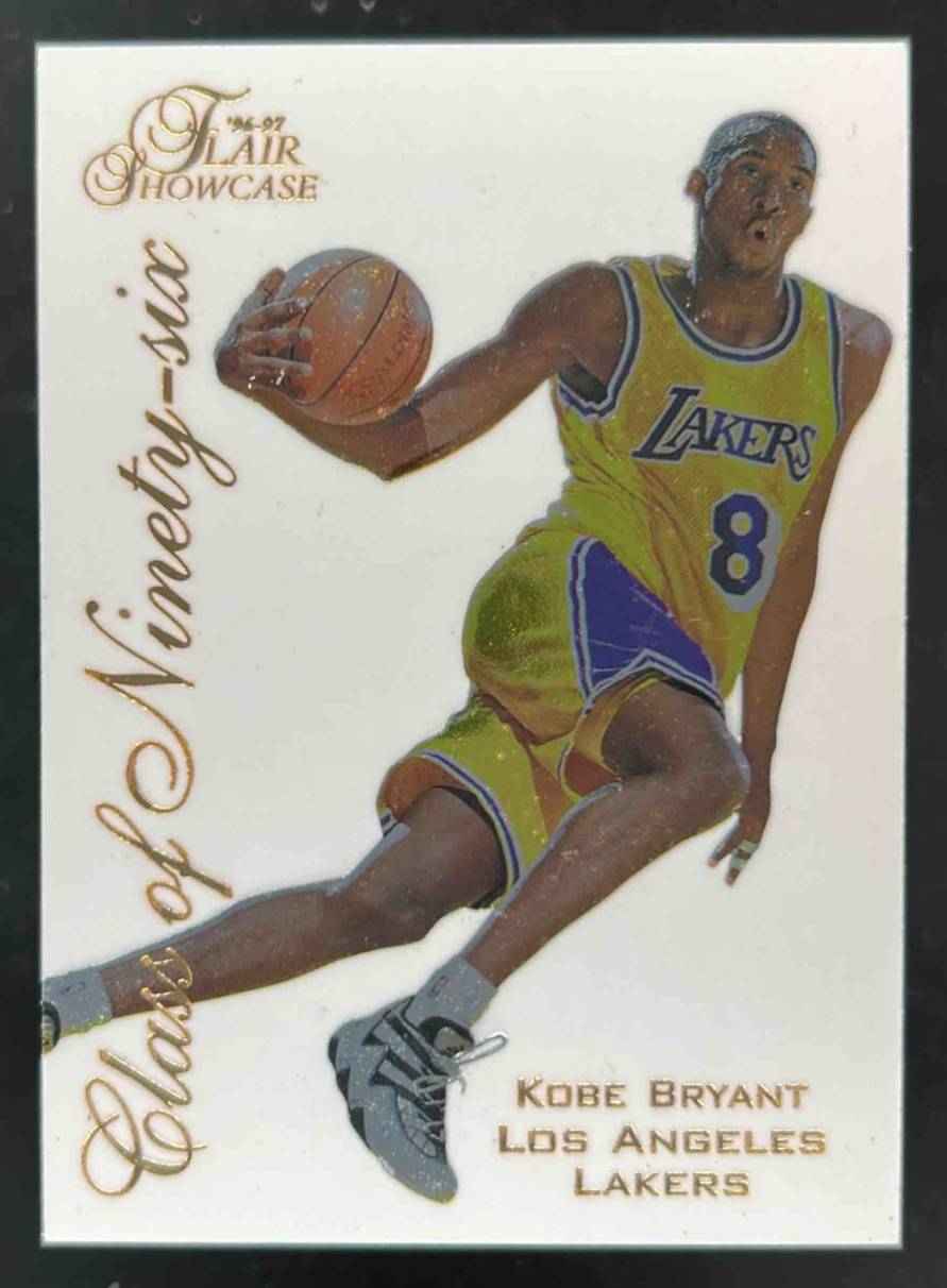 Card image for 1996-97 FLEER FLAIR SHOWCASE KOBE BRYANT CLASS OF '96 #4 RC LOS ANGELES LAKERS