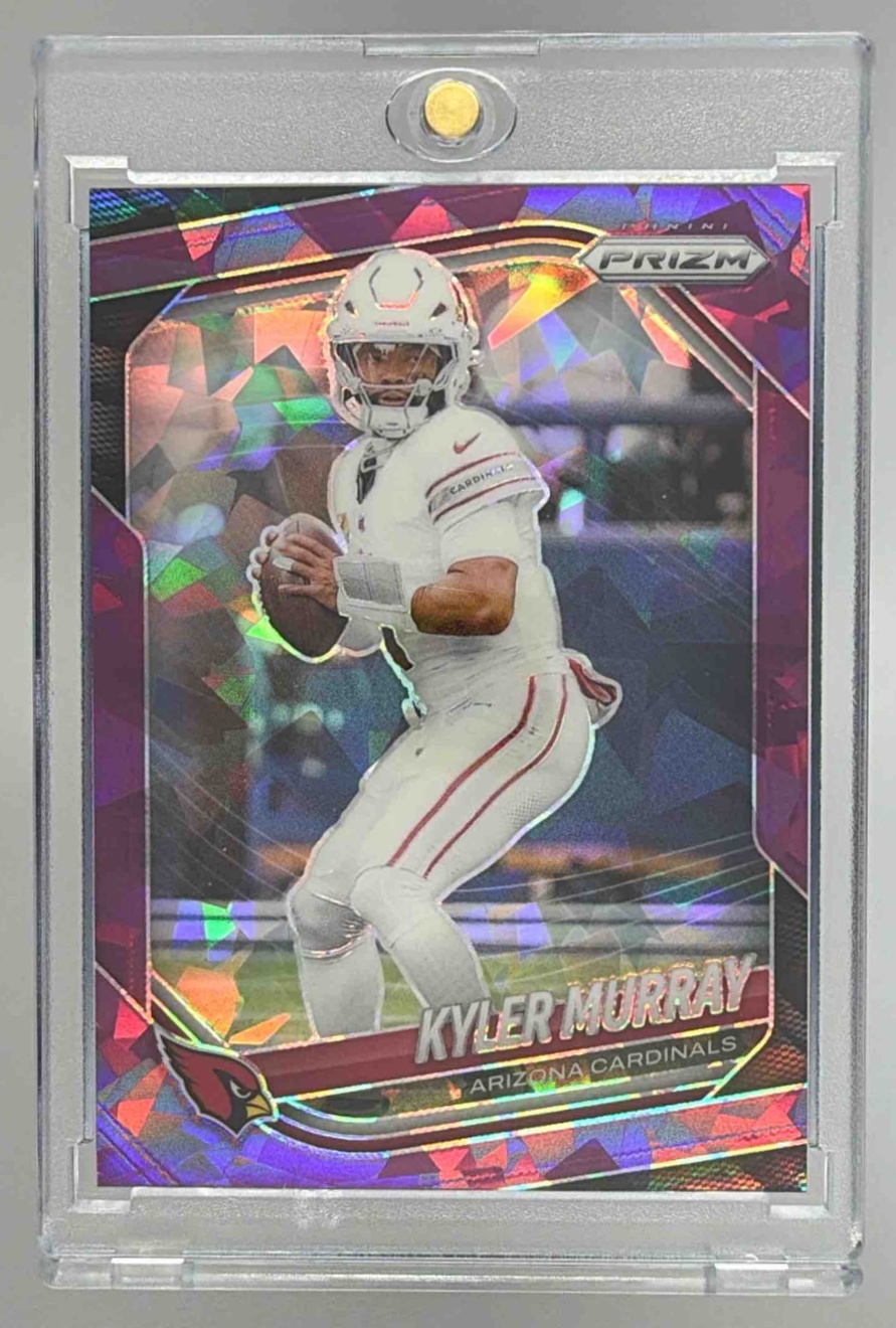 Card image for 2025 Panini Football Prizm Kyler Murray Purple Ice /225 #87 Arizona Cardinals