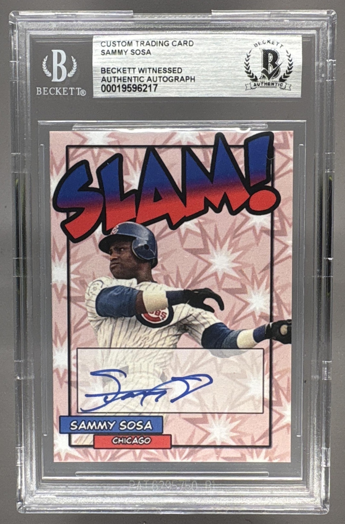 SAMMY SOSA BGS AUTHENTIC AUTO