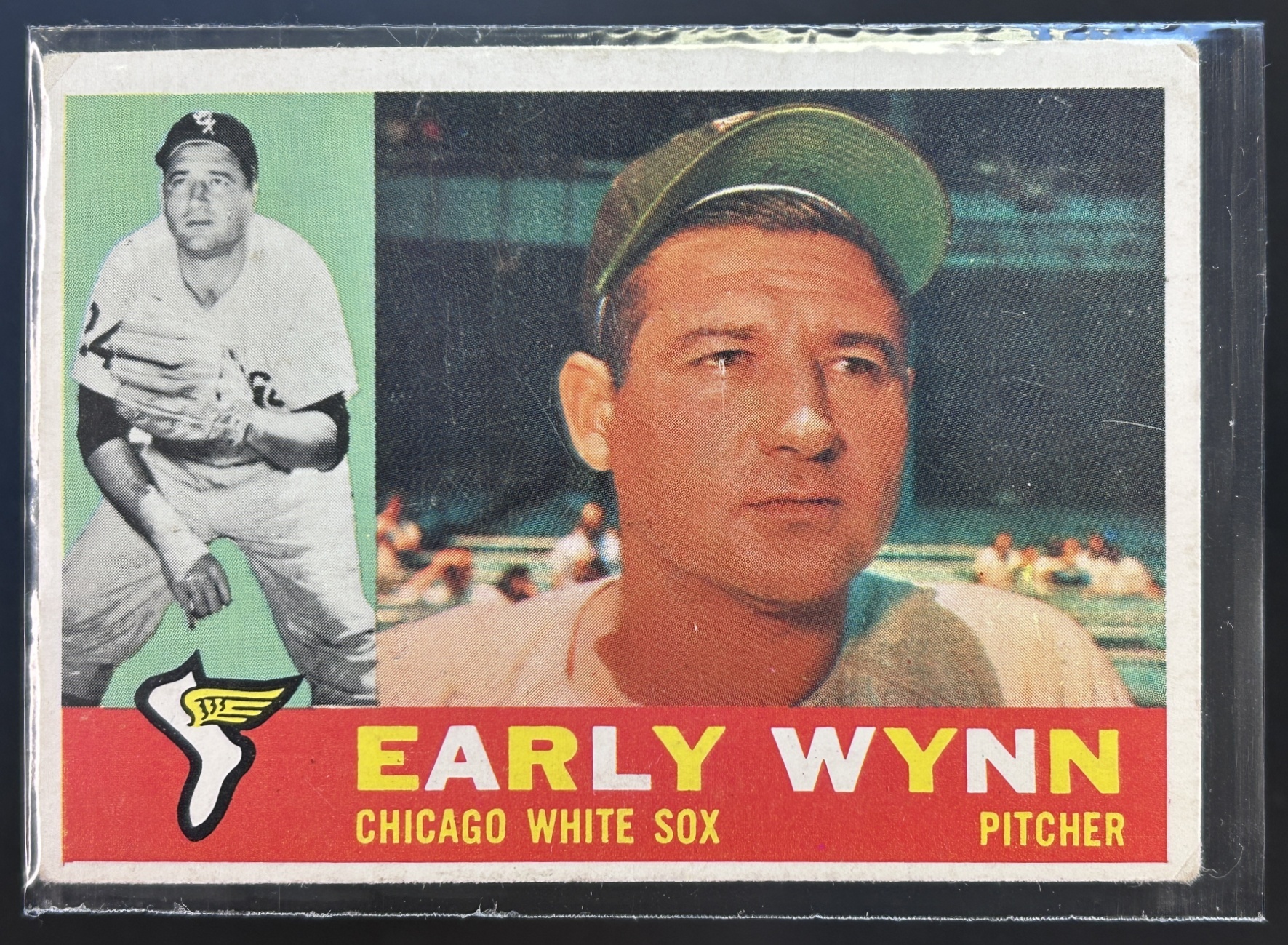 Card image for 1960 TOPPS EARLY WYNN #1 CHICAGO WHITE SOX