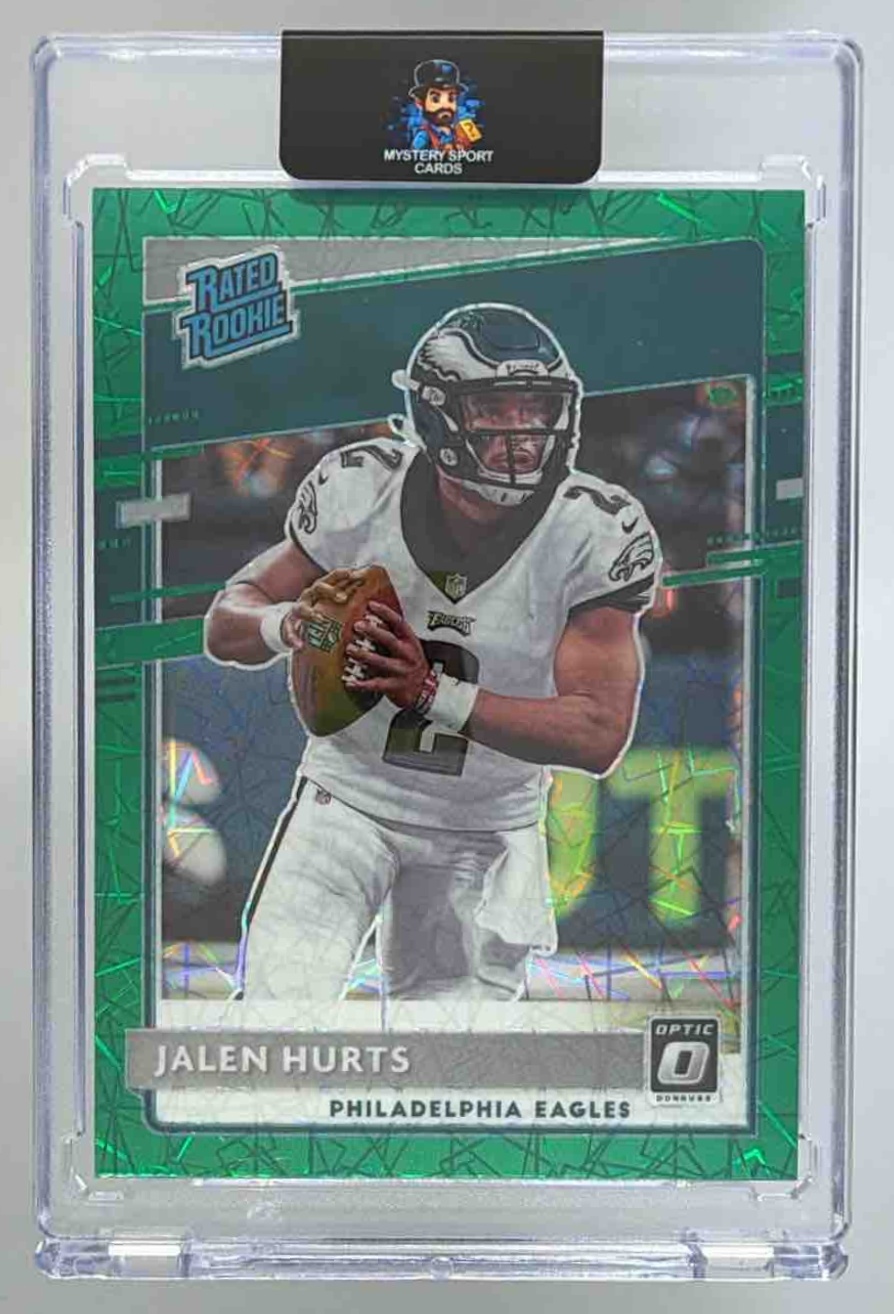 Card image for 2020 Panini Football Donruss Optic Jalen Hurts #164 RC Philadelphia Eagles