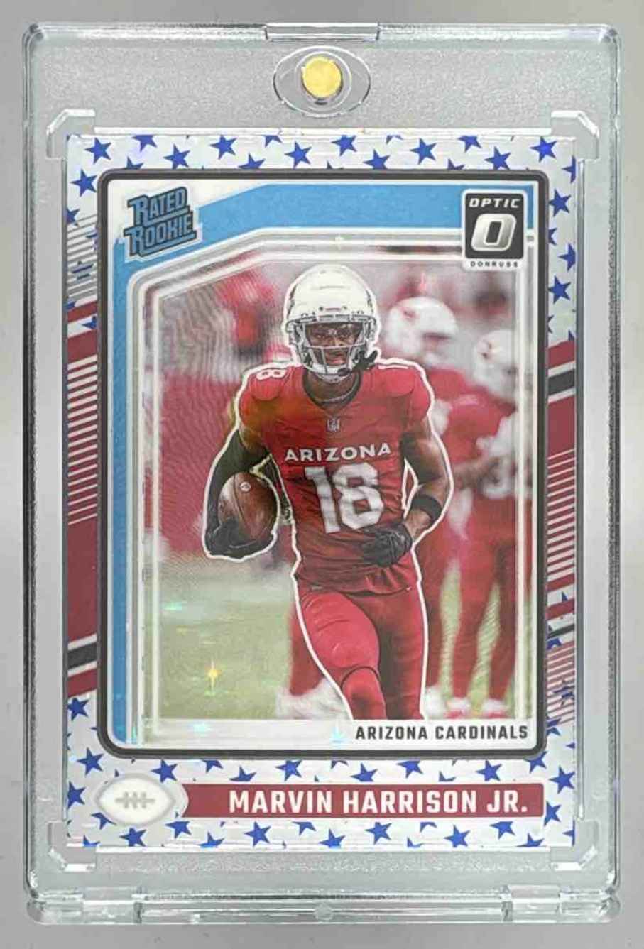 Card image for 2024 Panini Donruss Optic Marvin Harrison Jr. #276 Rated Rookie Cardinals
