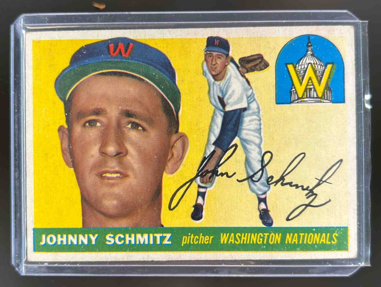 Card image for 1955 TOPPS JOHNNY SCHMITZ #159