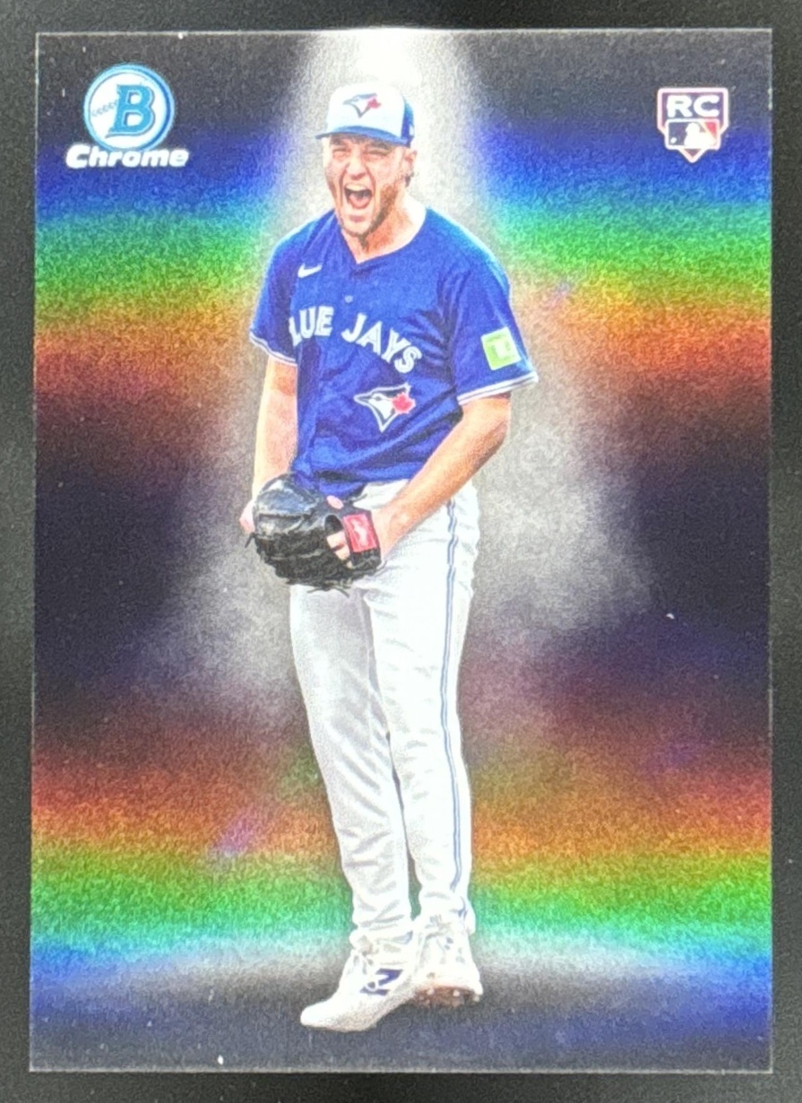 Card image for Trey Yesavage 2026 Bowman Spotlights Chrome Toronto Blue Jays