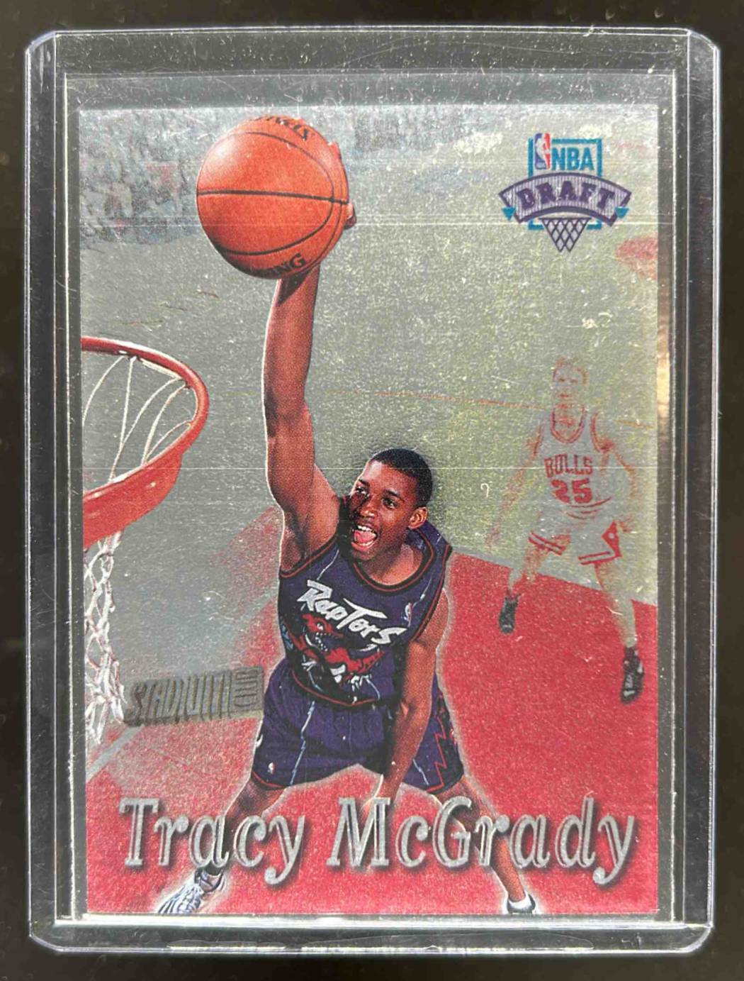 Card image for 1997-98 TOPPS 98 STADIUM CLUB TRACY MCGRADY #217 RC ROOKIE TORONTO RAPTORS