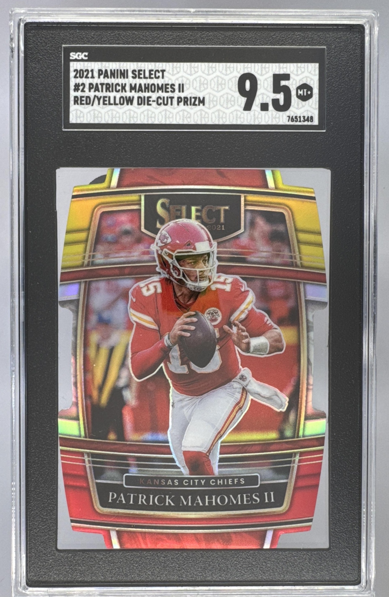 Card image for 2021 Panini Football Select Patrick Mahomes II #2 Concourse Kansas City Chiefs