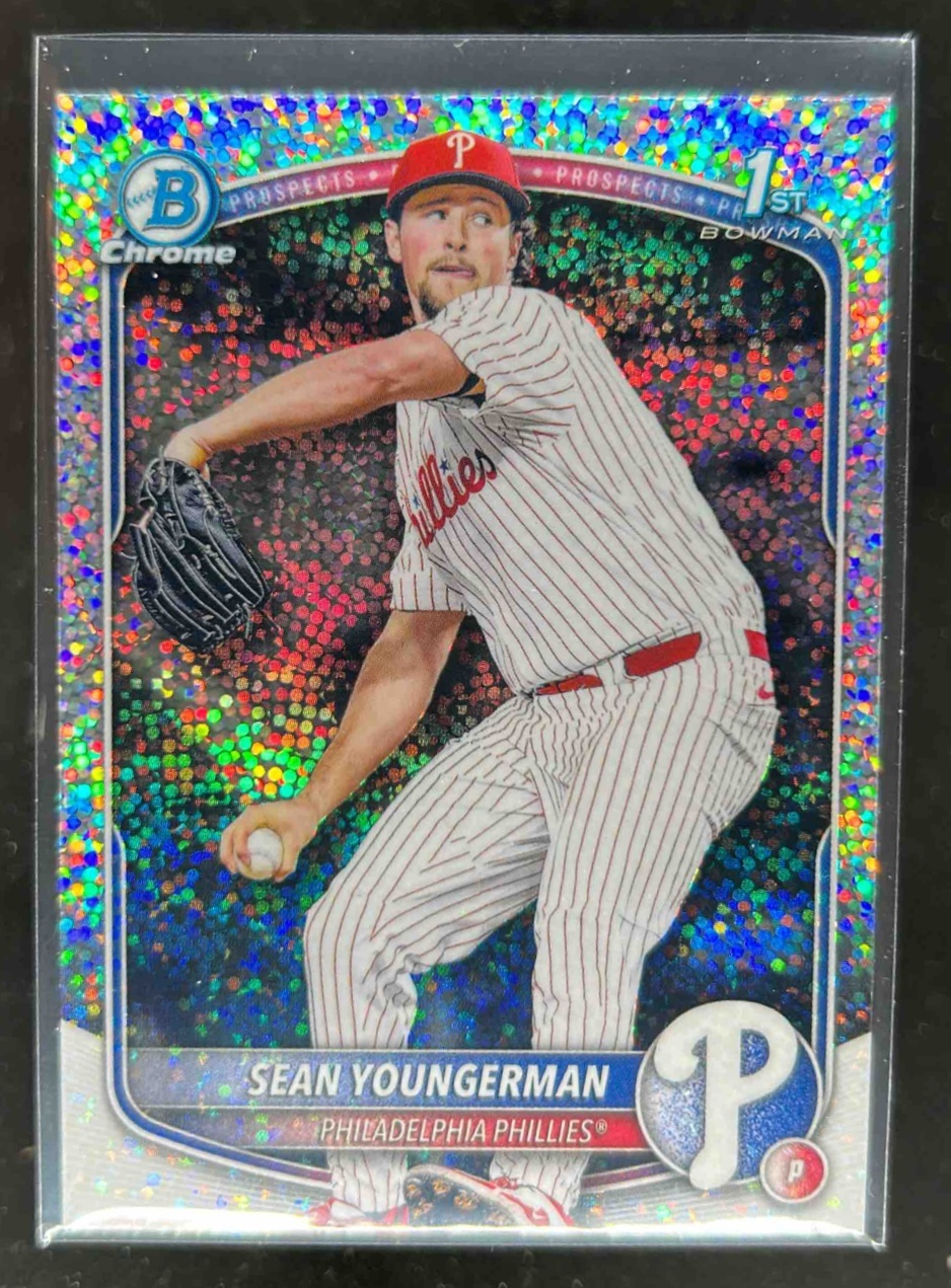 Card image for Sean Youngerman 2025 Bowman Draft Chrome Sparkle Refractor
