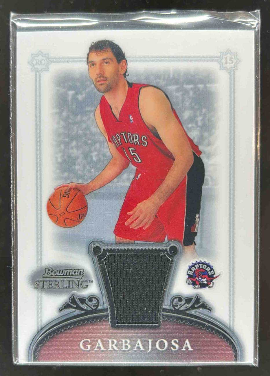 Card image for 2006-07 BOWMAN STERLING JORGE GARBAJOSA #65 MEM RC ROOKIE TORONTO RAPTORS