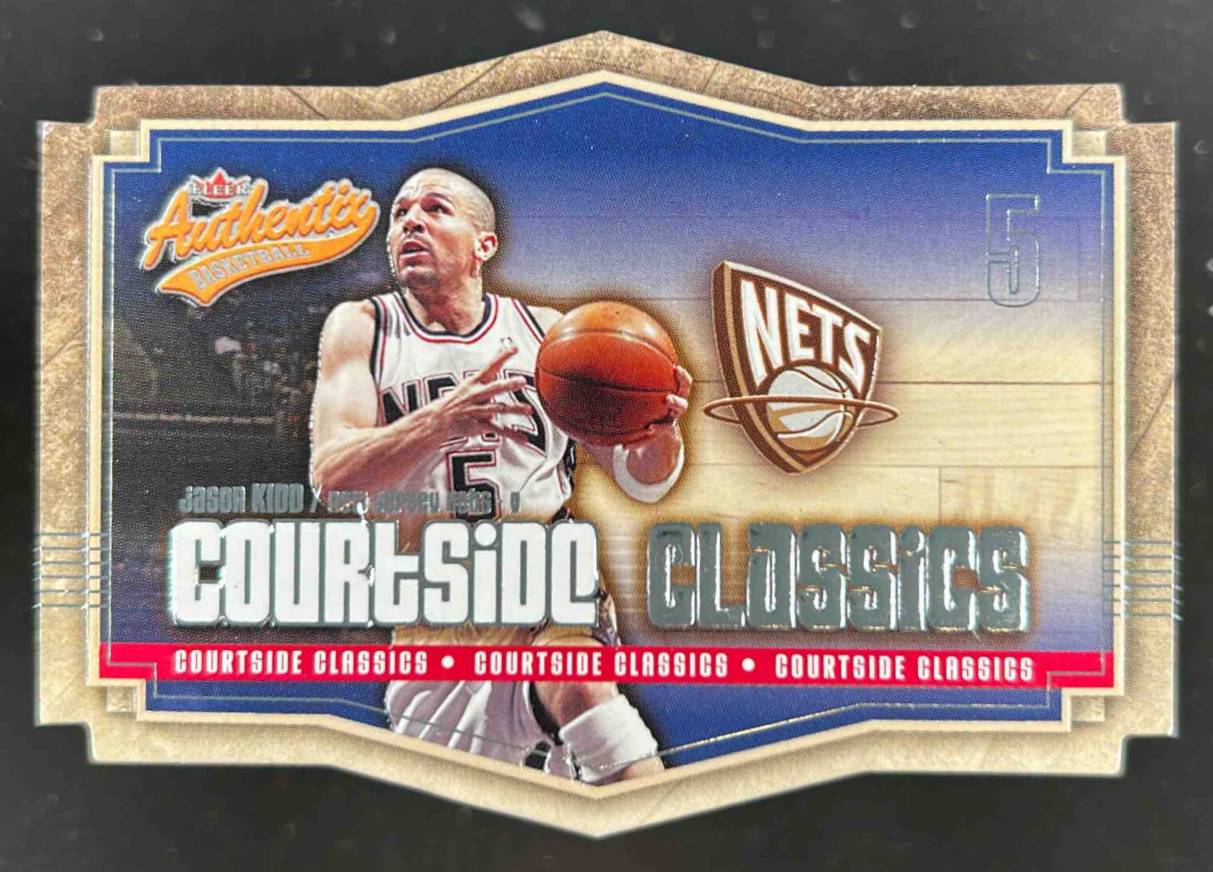 Card image for 2003-04 FLEER AUTHENTIX JASON KIDD #9 CC COURTSIDE CLASSICS NEW JERSEY NETS