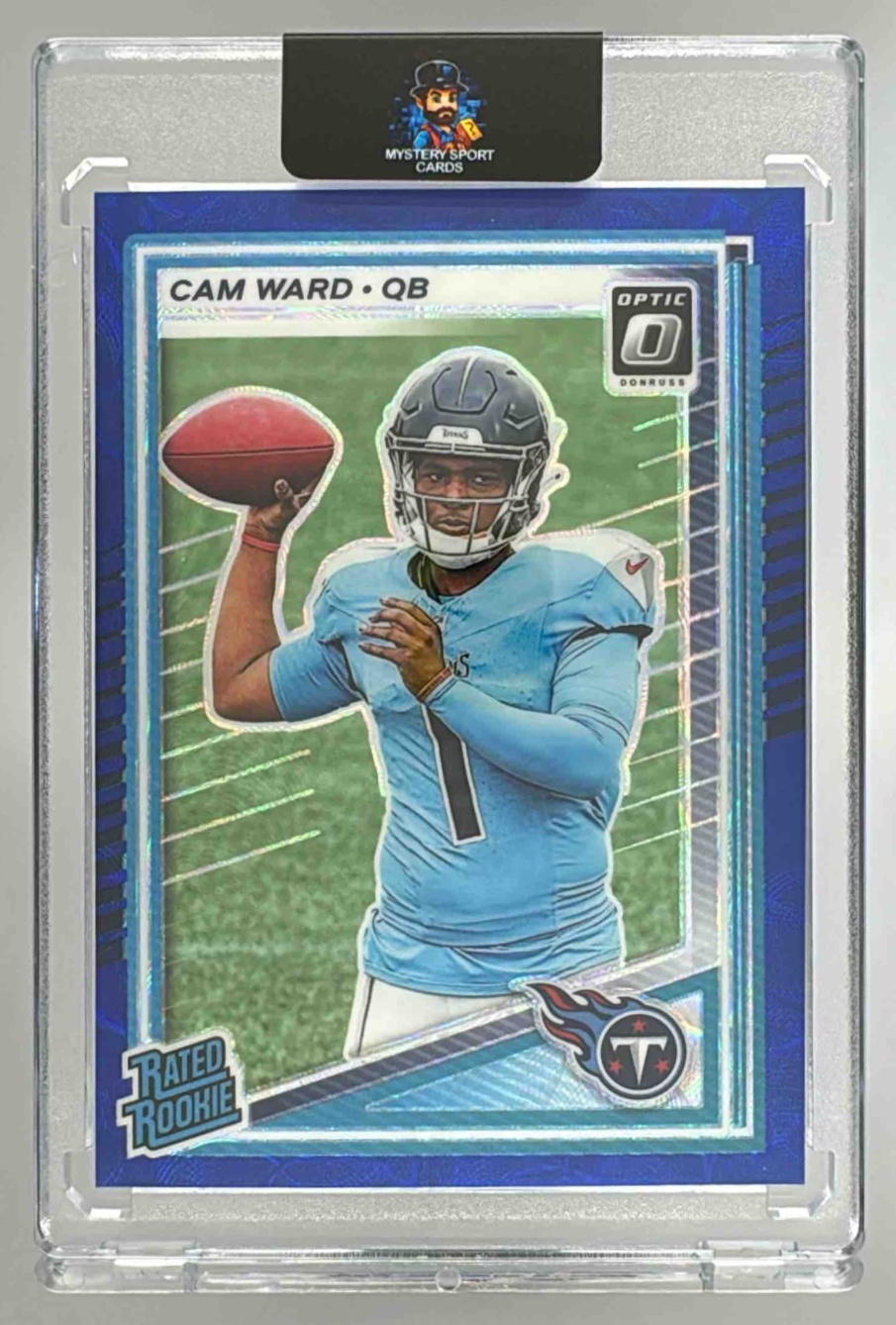 Card image for 2025 Panini Football Donruss Optic Cam Ward Rated Rookie #293 Tennessee Titans