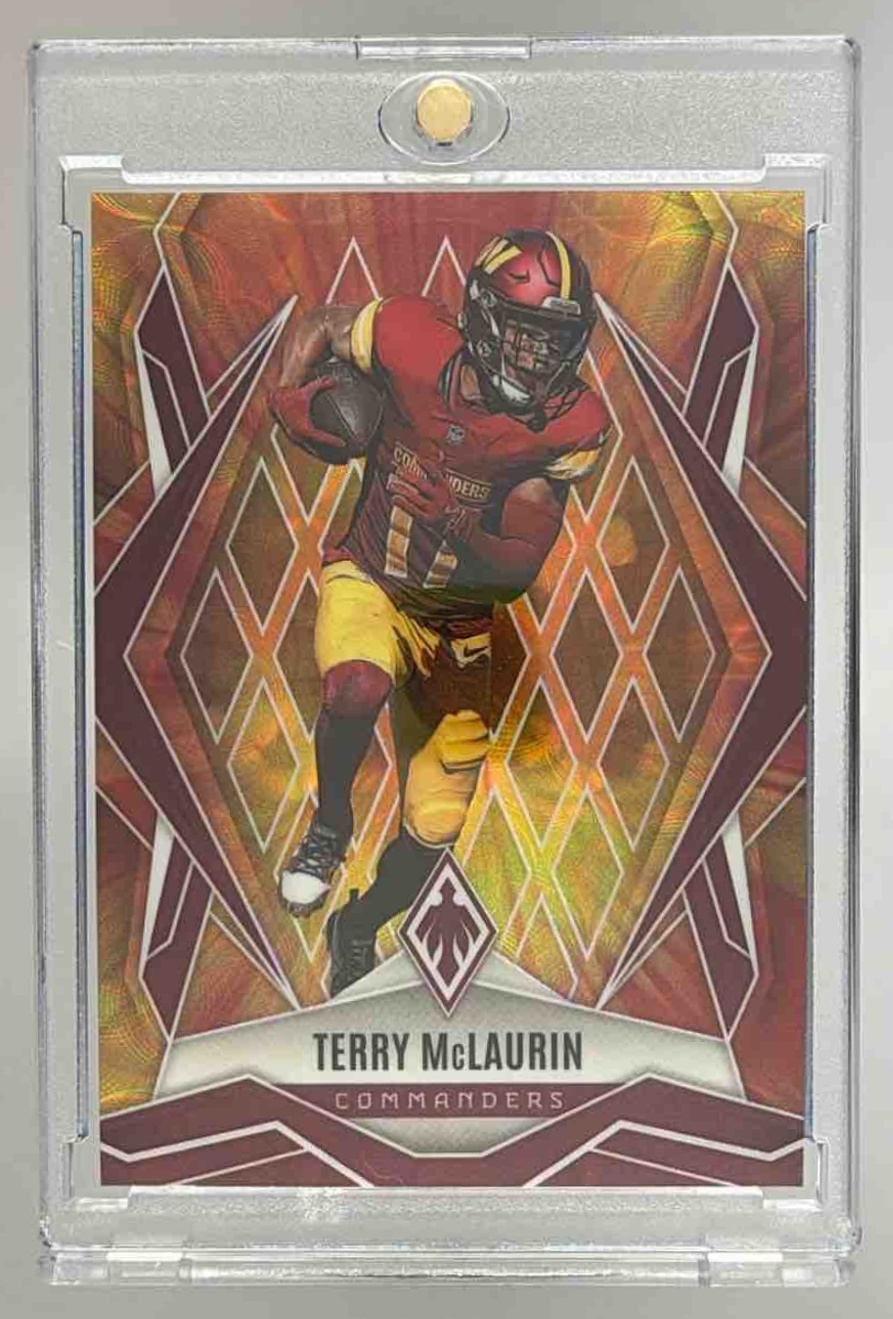 Card image for 2025 Panini Phoenix Terry McLaurin Fire Burst /350 #57 Commanders