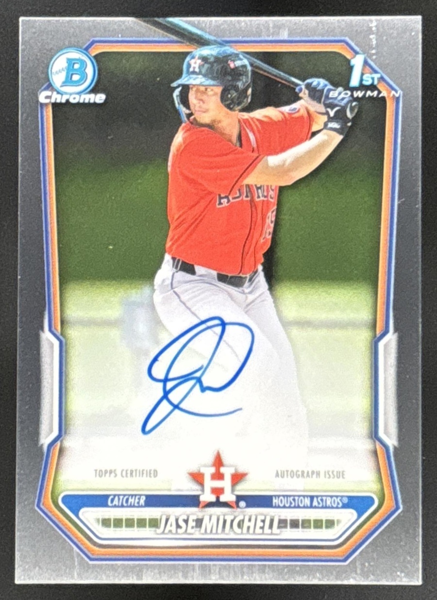 Card image for Jase Mitchell 2026 Bowman Chrome Prospect Auto Houston Astros