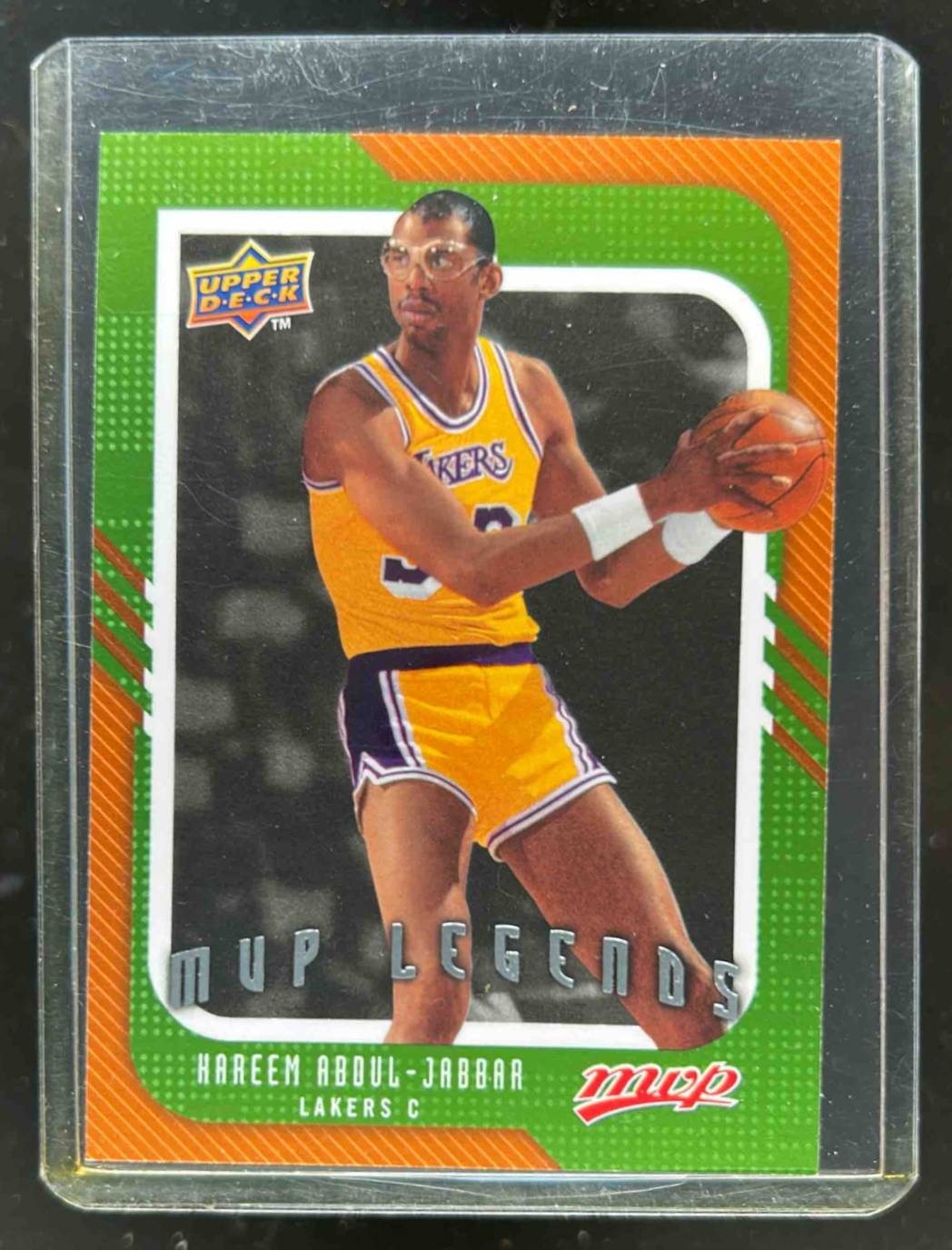 Card image for 2008-09 UPPER DECK MVP KAREEM ABDUL-JABBAR #252 LOS ANGELES LAKERS