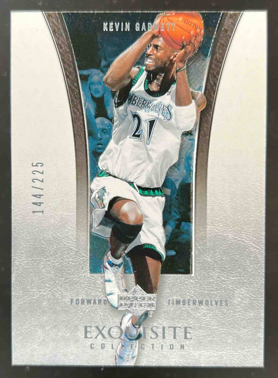 Card image for 2005-06 Upper Deck Exquisite Collection Kevin Garnett /225 #22