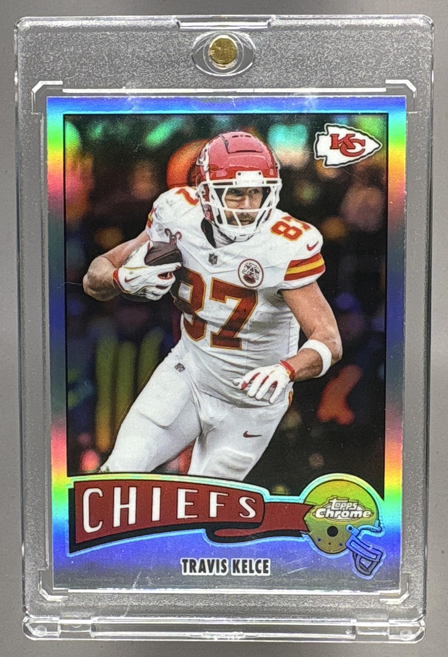 2025 TOPPS CHROME TRAVIS KELCE #1975-17 1975 REFRACTOR CHIEFS