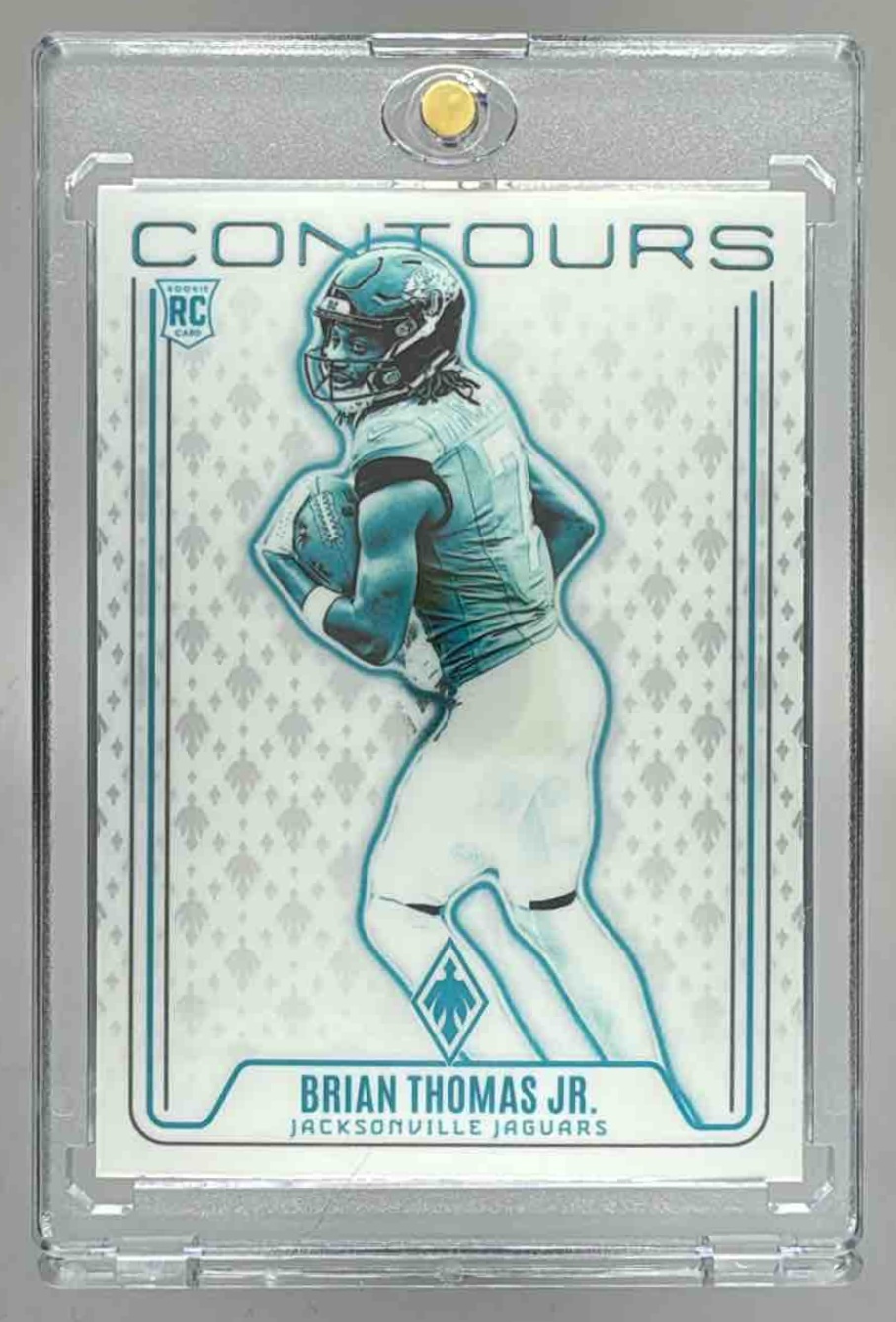 Card image for 2024 Panini Phoenix Brian Thomas Jr. Contours #CON-BTJ RC Jaguars
