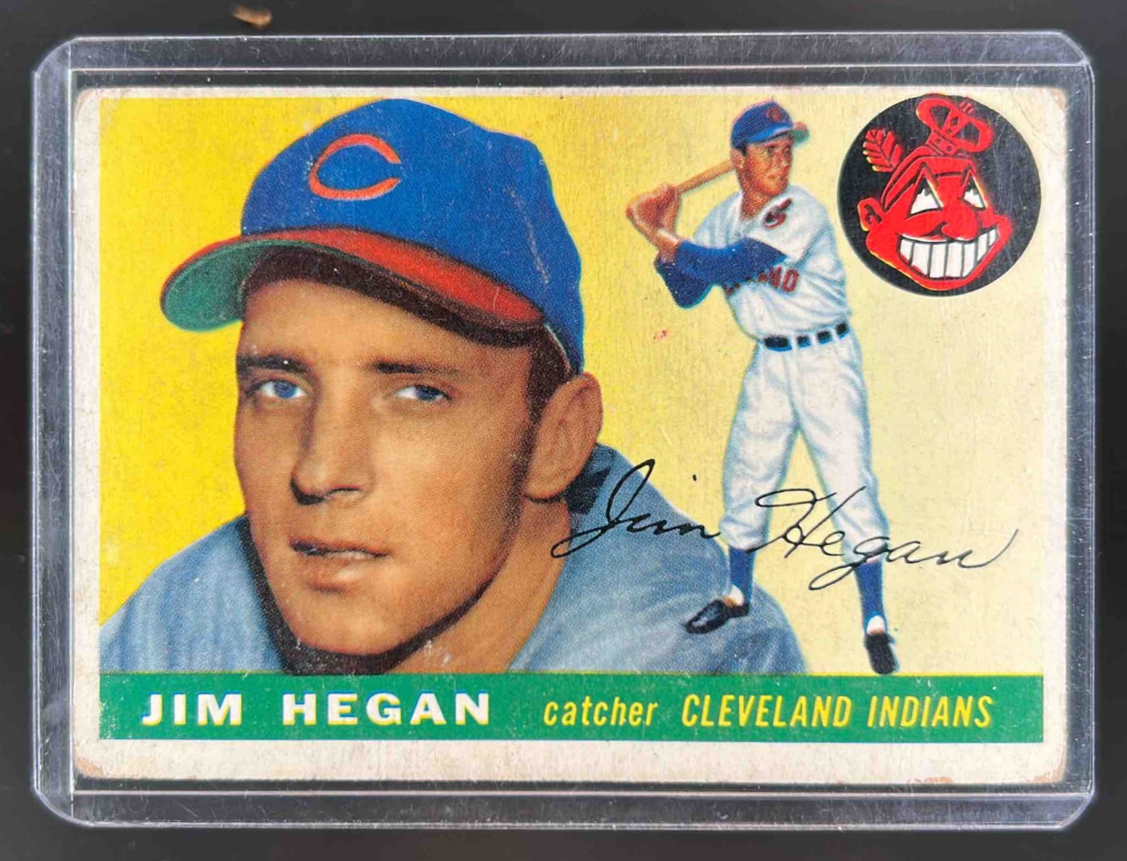 Card image for 1955 TOPPS BASEBALL JIM HEGAN #7