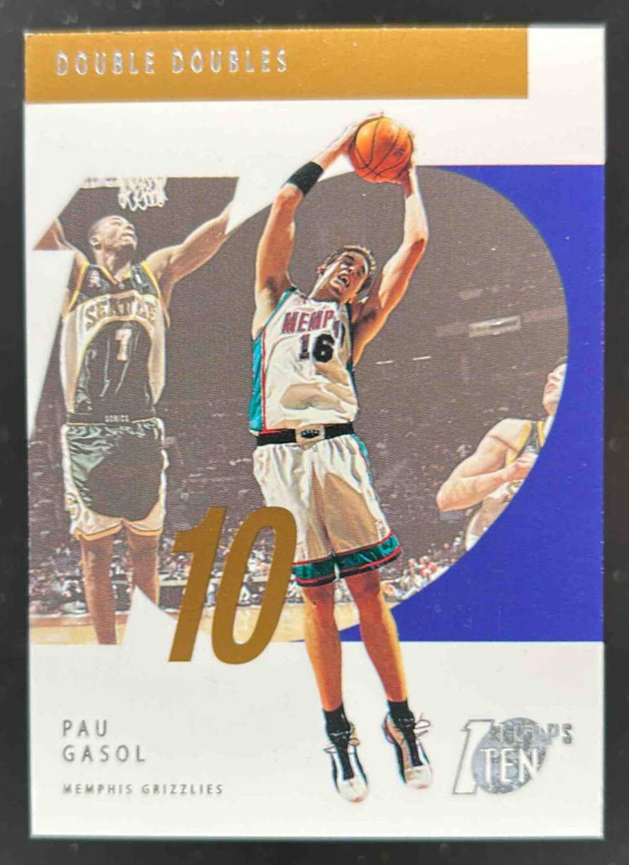 Card image for 2002-03 TOPPS TEN PAU GASOL #110 MEMPHIS GRIZZLIES