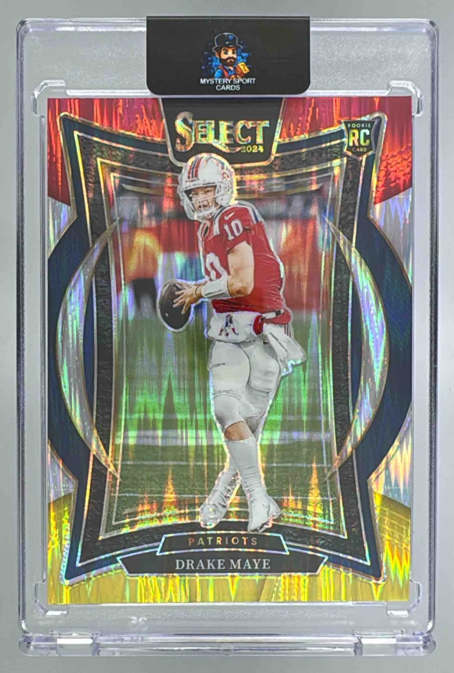 Card image for 2024 Panini Football Select Drake Maye Concourse #27 RC New England Patriots