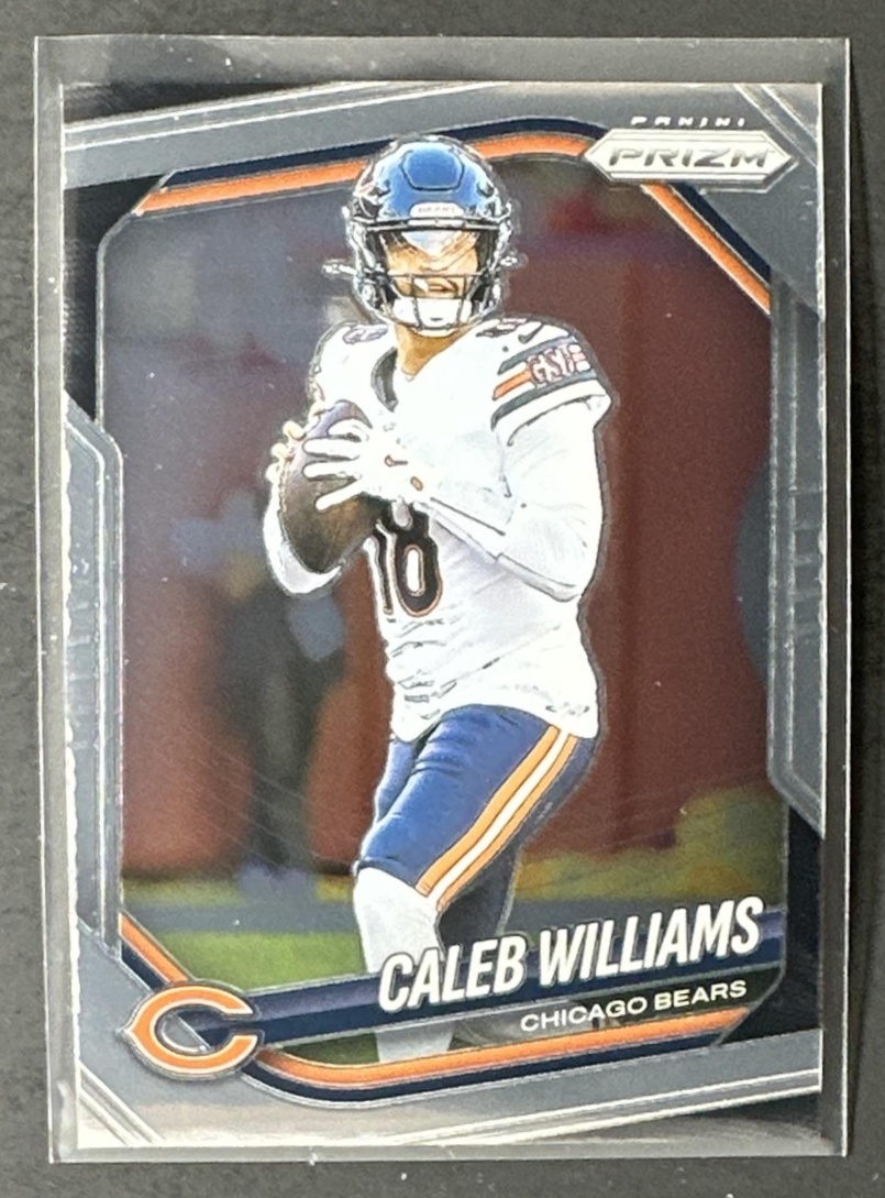 Card image for 2025 Panini Prizm Caleb Williams #124 Bears
