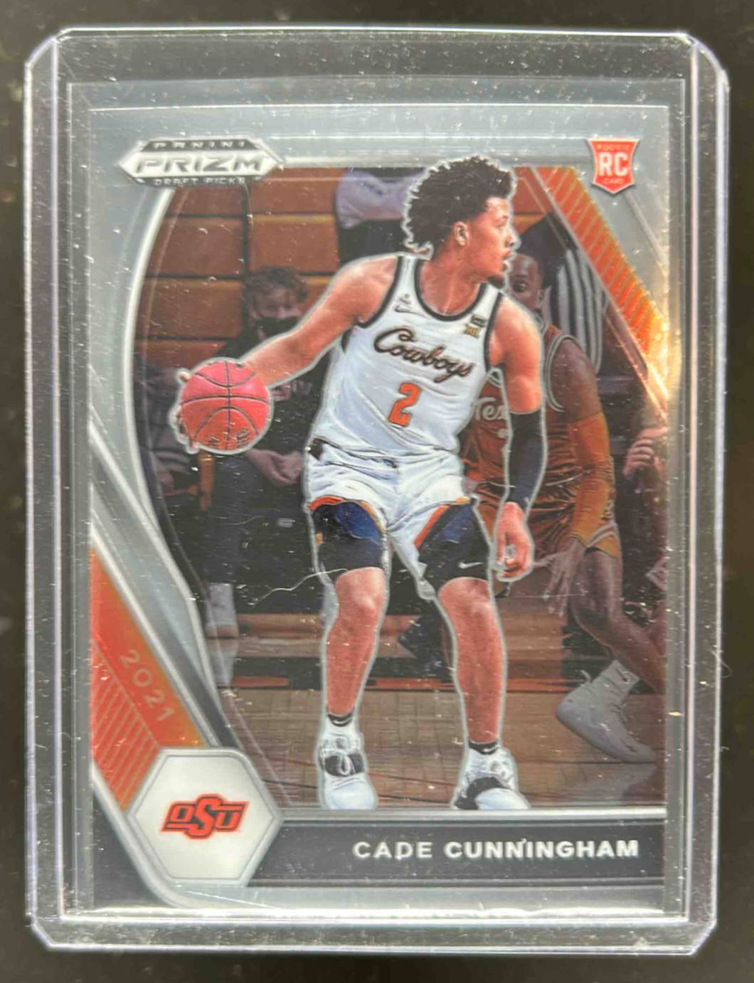 Card image for 2021-22 PANINI PRIZM DRAFT PICKS CADE CUNNINGHAM #1 RC OKLAHOMA STATE COWBOYS