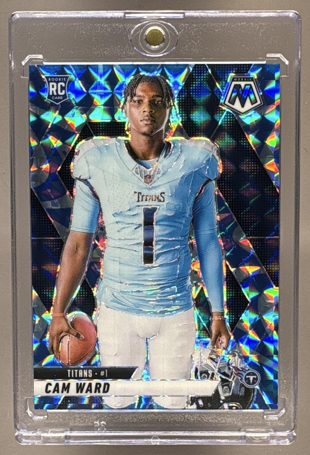 2025 PANINI MOSAIC CAM WARD #272 ROOKIE VARIATION GENESIS PRIZM RC TITANS