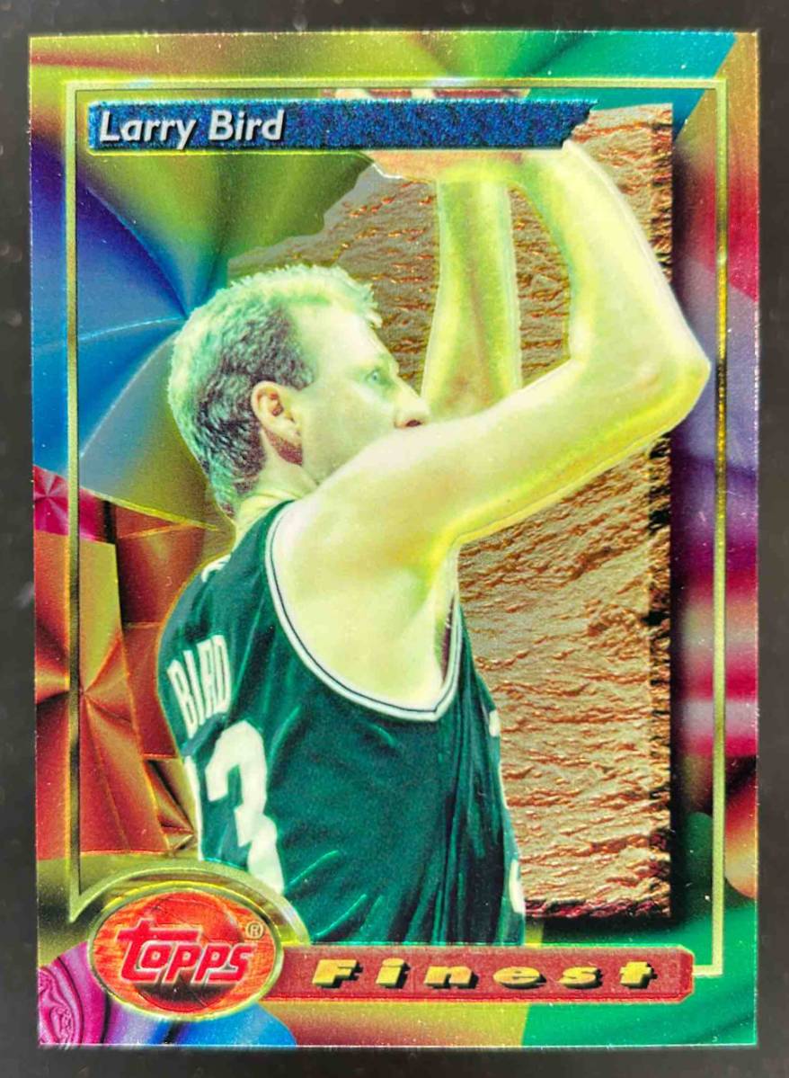 Card image for 1993-94 TOPPS FINEST LARRY BIRD #2 BOSTON CELTICS