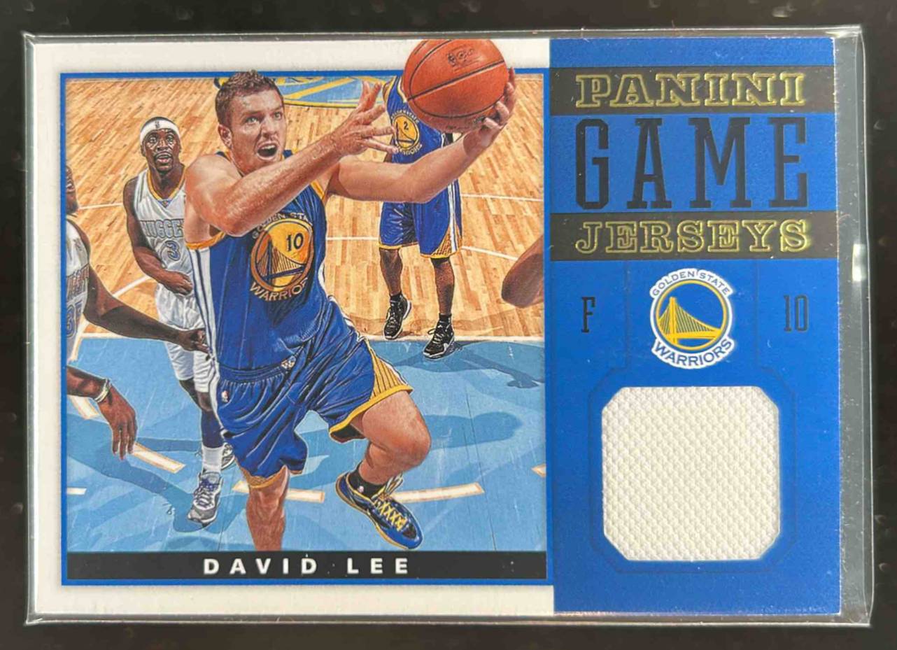 Card image for 2012-13 PANINI DAVID LEE GAME JERSEYS #38 GOLDEN STATE WARRIORS