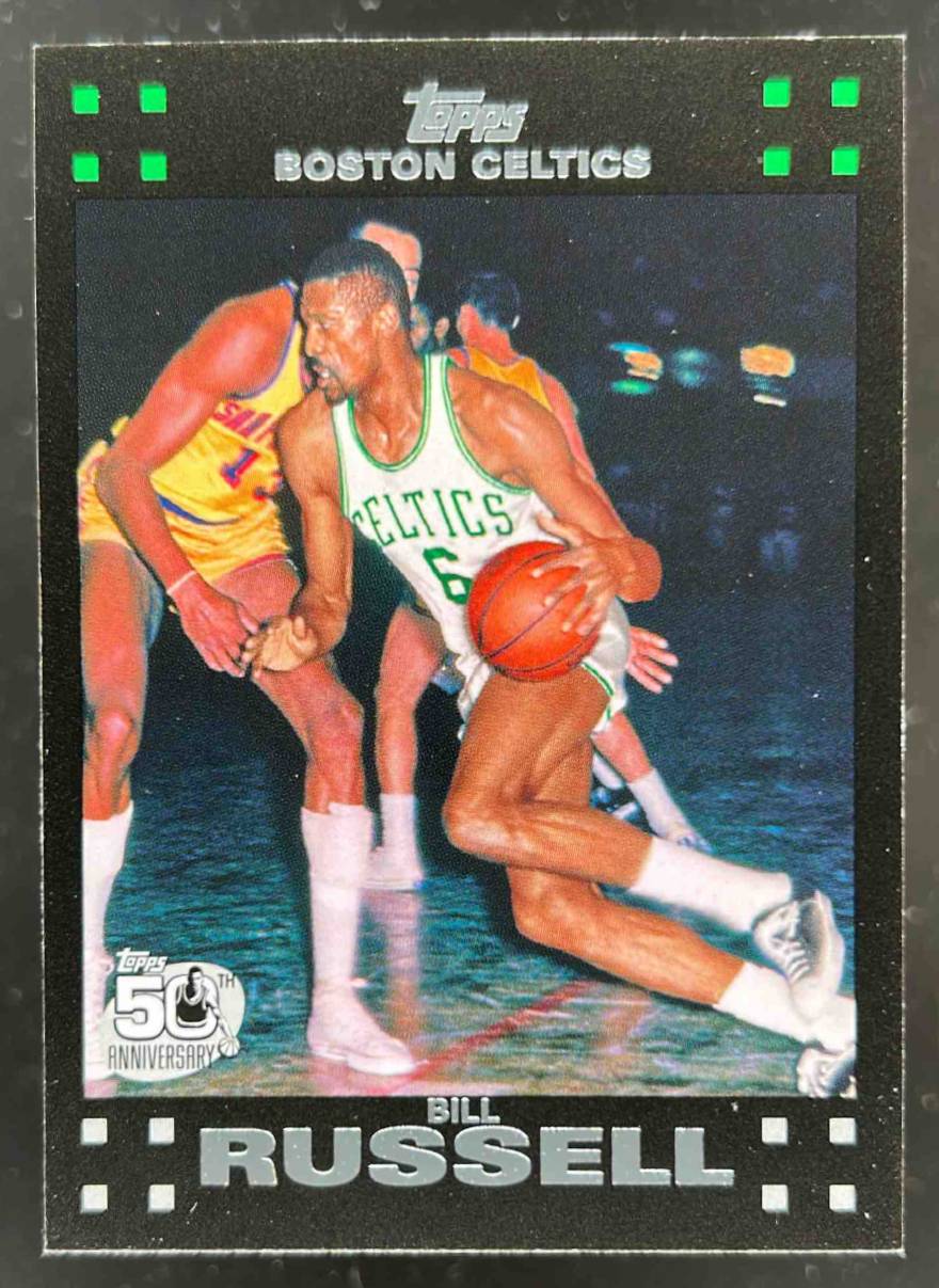 Card image for 2007-08 TOPPS BILL RUSSELL #6 BOSTON CELTICS
