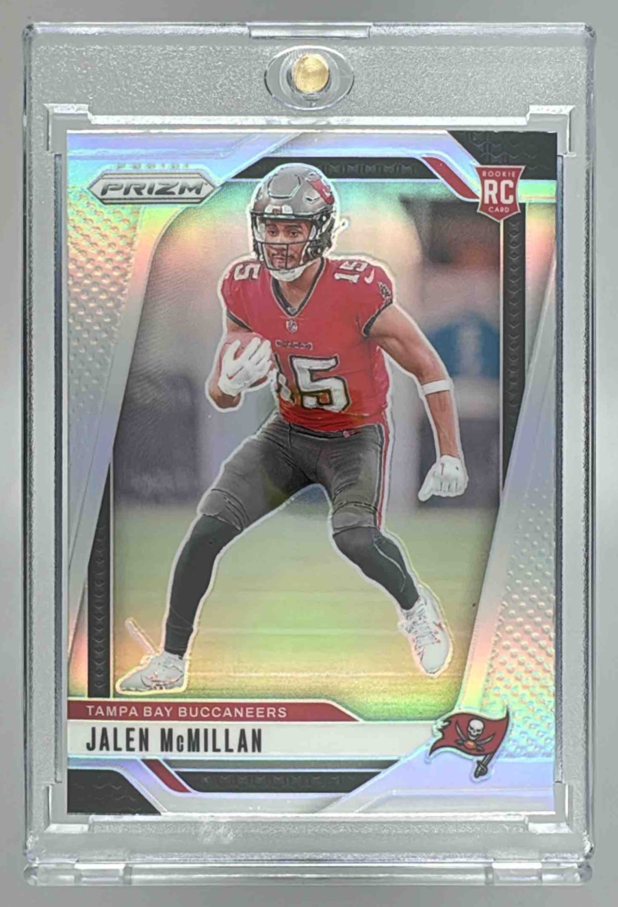 Card image for 2024 Panini Football Prizm Jalen McMillan #338 RC Tampa Bay Buccaneers