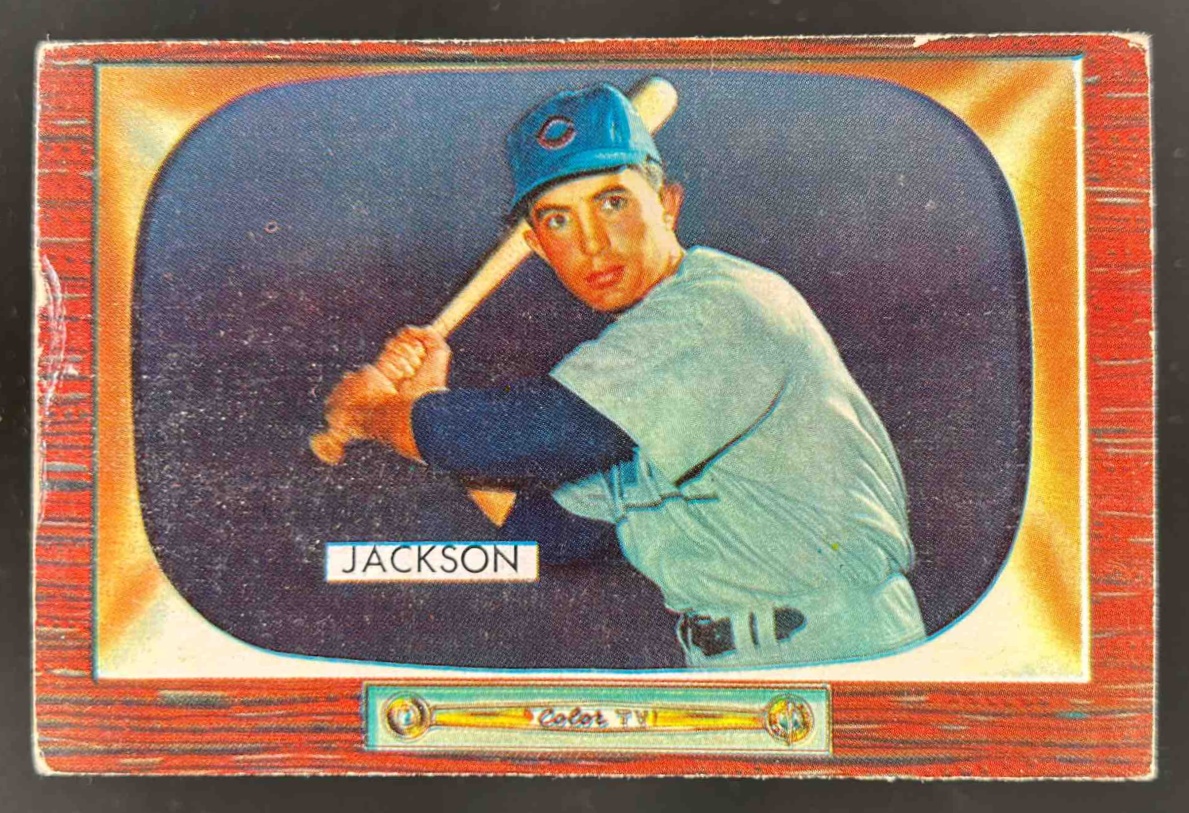 Card image for 1955 BOWMAN BASEBALL RANDY JACKSON #87 CHICAGO CUBS