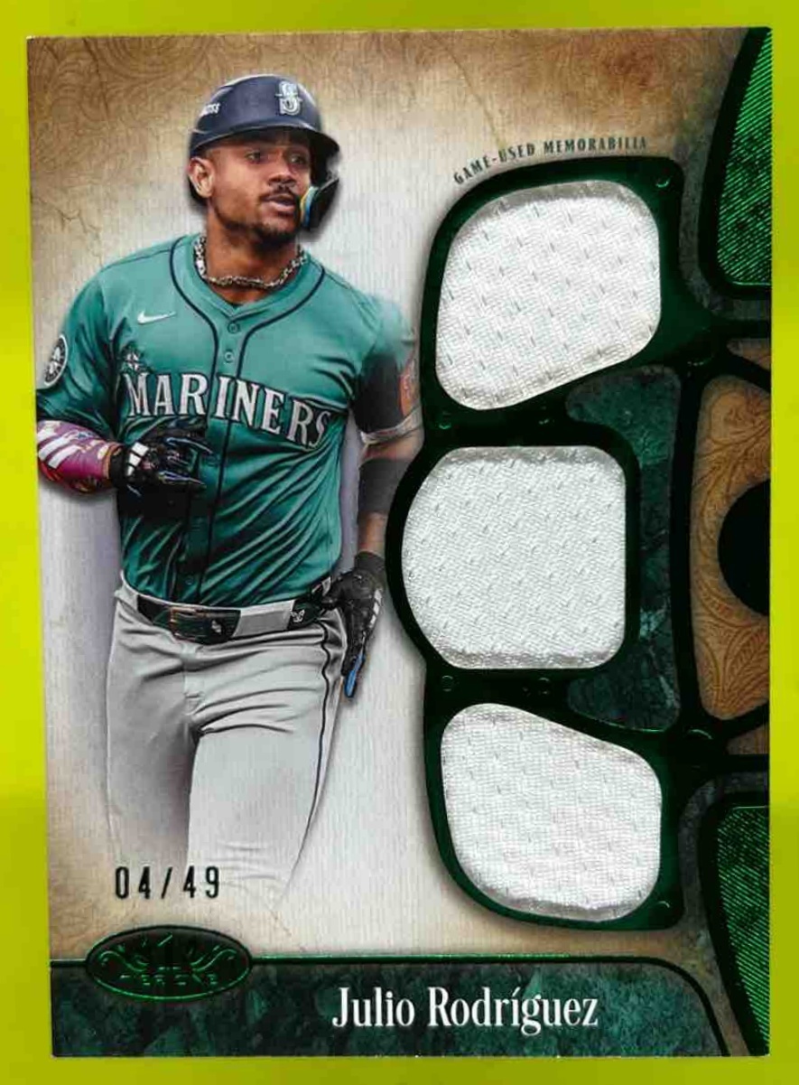 Card image for Julio Rodriguez 2026 Topps Tier One Relic Triple /49