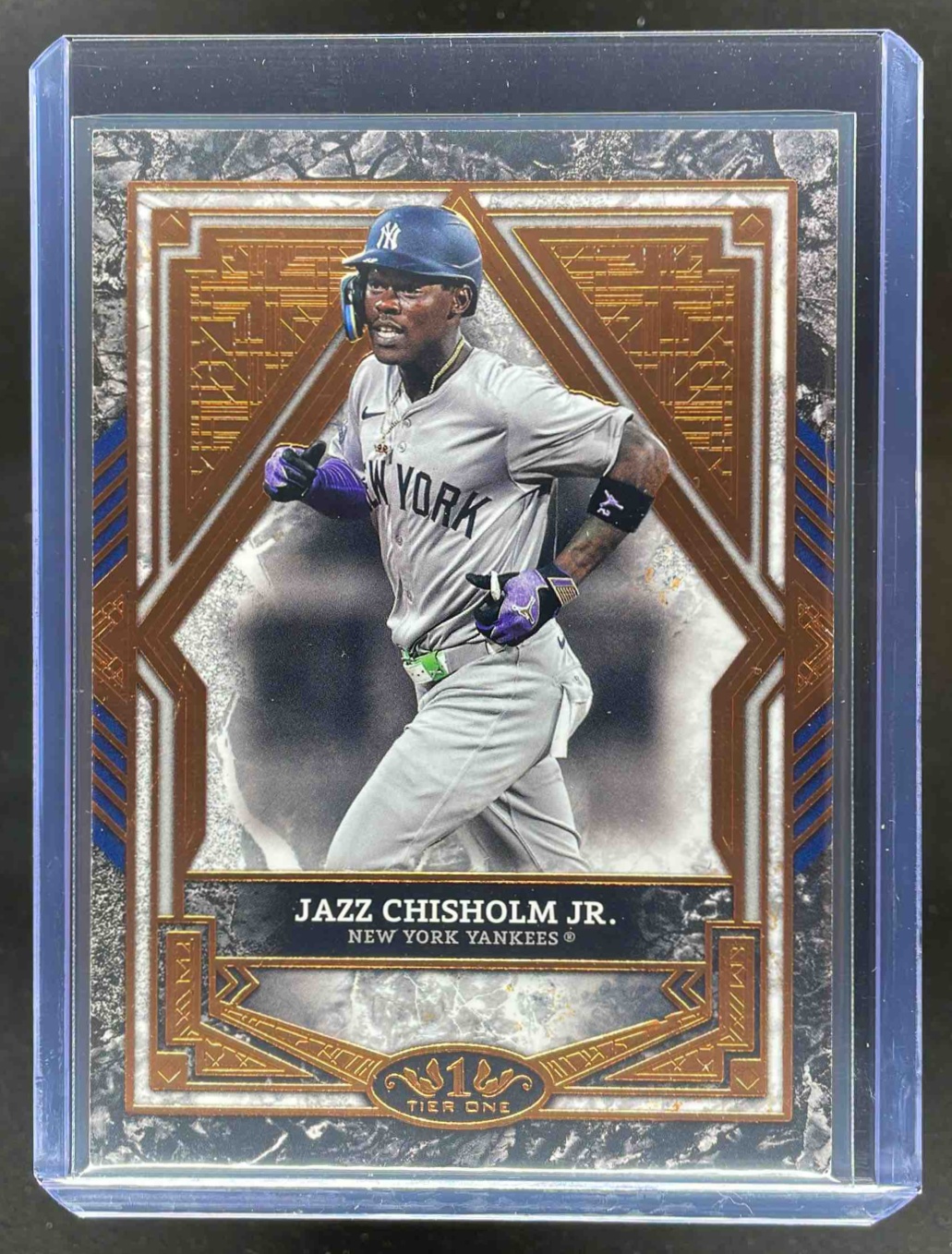 Card image for Jazz Chisholm Jr. 2025 Topps Tier One 2 #68 New York Yankees