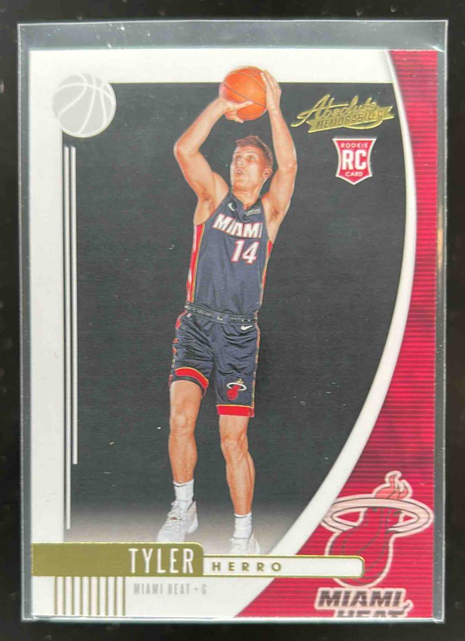 Card image for 2019-20 PANINI ABSOLUTE MEMORABILIA TYLER HERRO #89 RC ROOKIE MIAMI HEAT