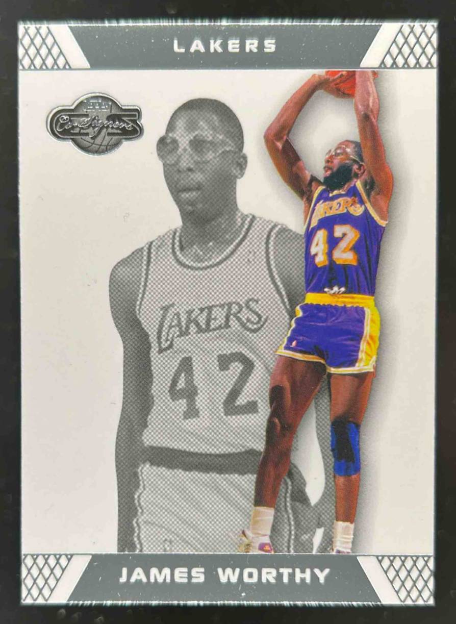 Card image for 2007-08 TOPPS CO-SIGNERS JAMES WORTHY #46 LOS ANGELES LAKERS