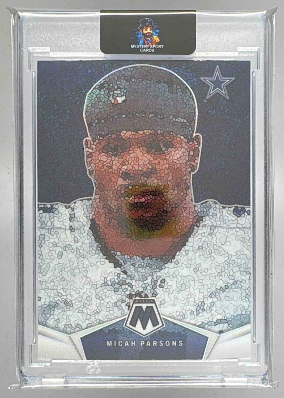Card image for 2024 Panini Football Mosaic Micah Parsons Micro #MM-MPS Dallas Cowboys