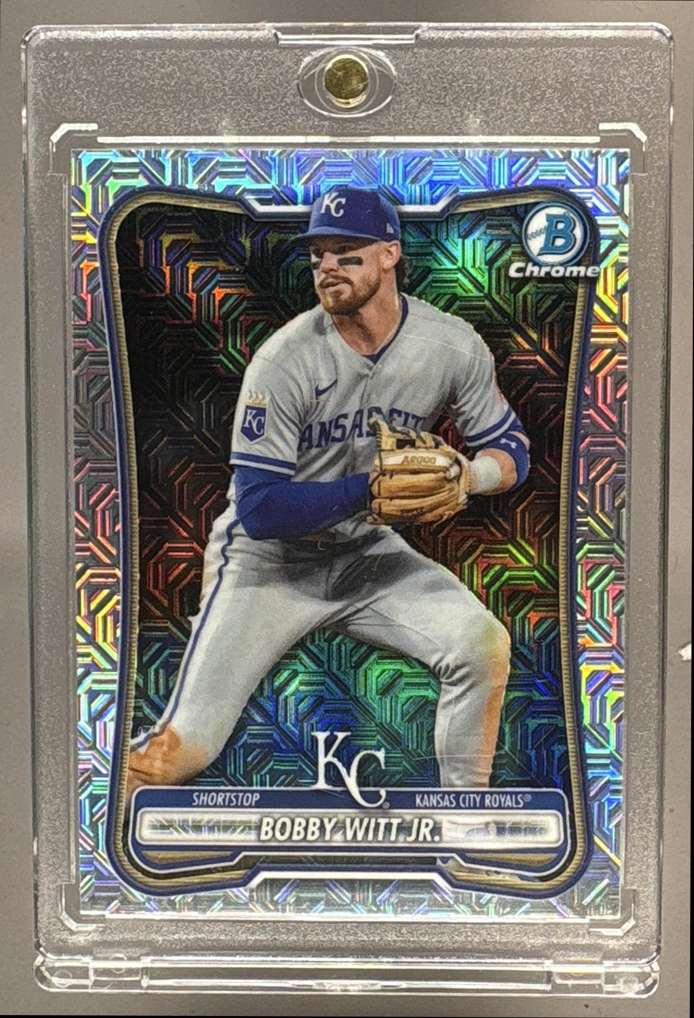 2026 BOWMAN MEGA BOX BOBBY WITT JR. #25 CHROME MOJO REFRACTOR ROYALS