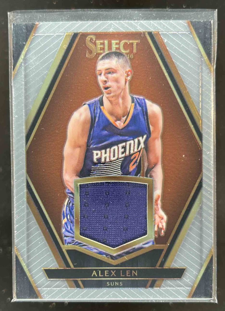 Card image for 2015-16 PANINI SELECT ALEX LEN SWATCHES /149 #59 PHOENIX SUNS