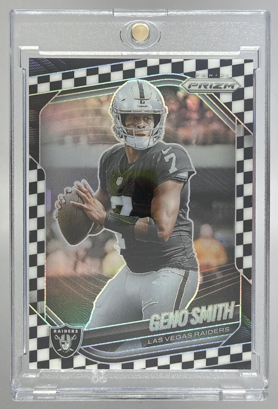 Card image for 2025 Panini Football Prizm Geno Smith Silver #103 Las Vegas Raiders