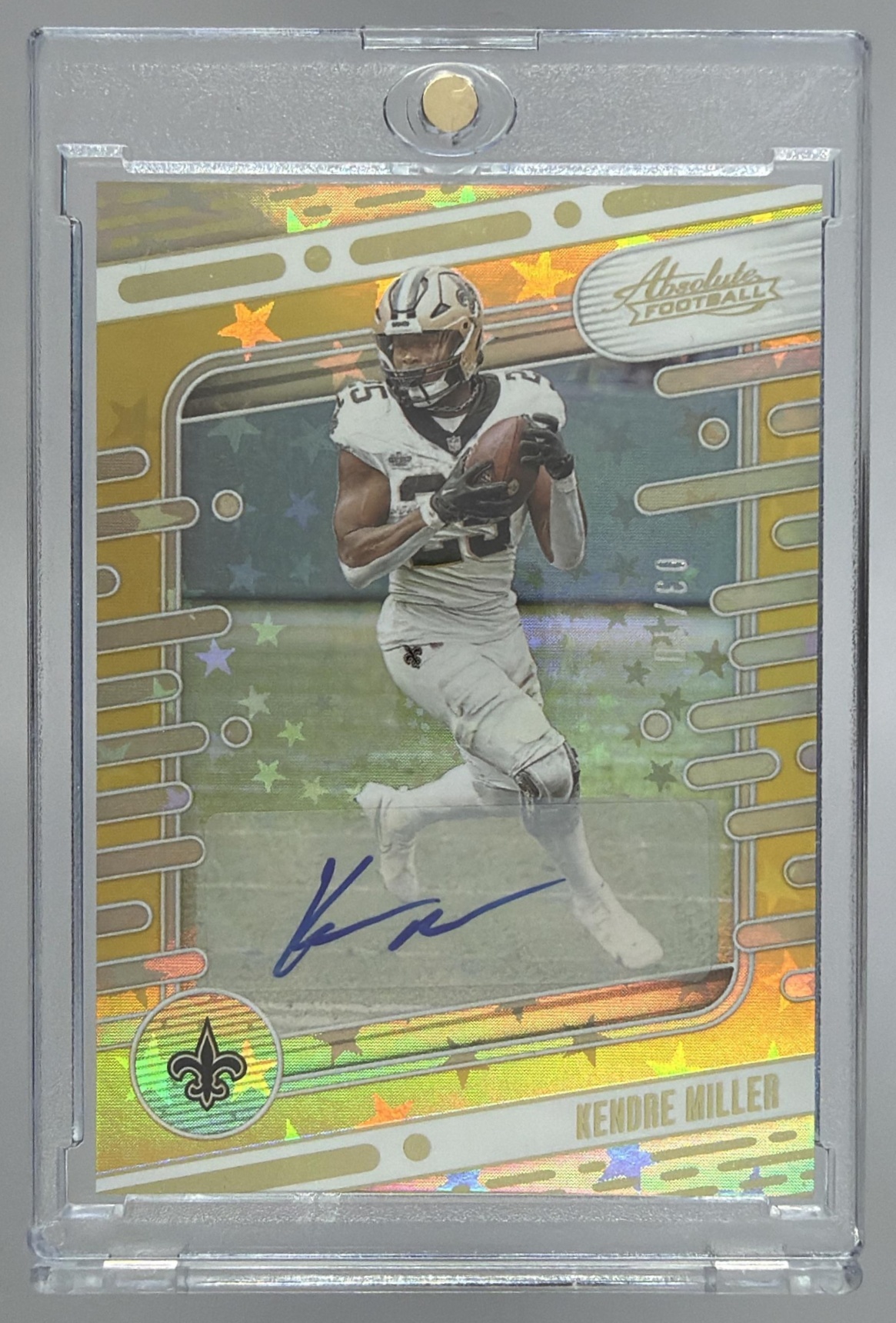 Card image for 2024 Panini Absolute Kendre Miller Signatures #78 Auto Saints