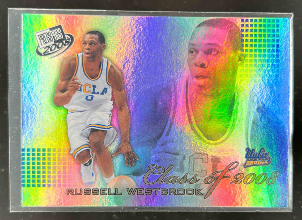 Card image for 2008 PRESS PASS RUSSELL WESTBROOK CLASS OF #CL-5 RC ROOKIE UCLA BRUINS