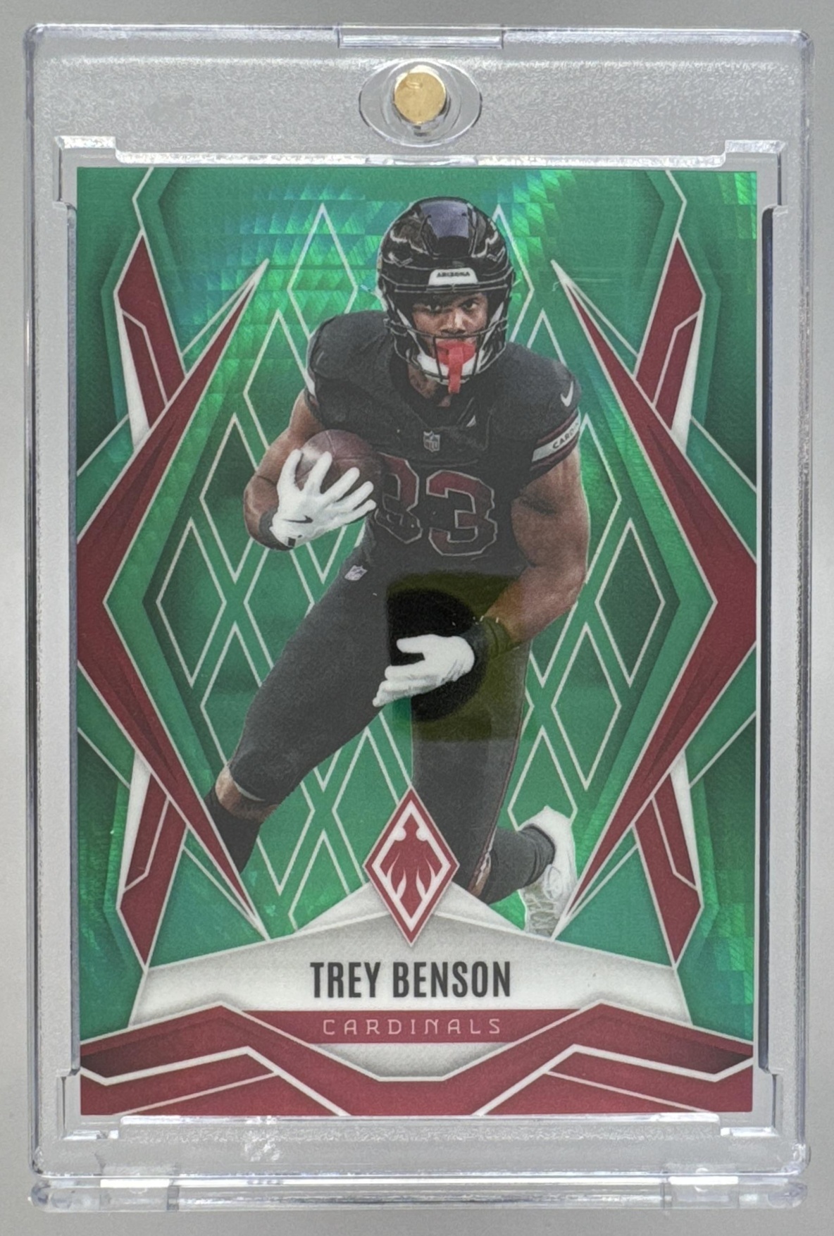 Card image for 2025 Panini Football Phoenix Trey Benson Prizm /149 #27 Arizona Cardinals
