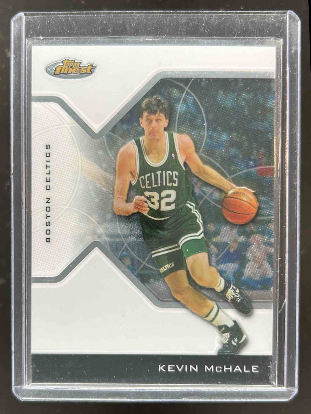 Card image for 2004-05 TOPPS FINEST KEVIN MCHALE /400 #142 BOSTON CELTICS
