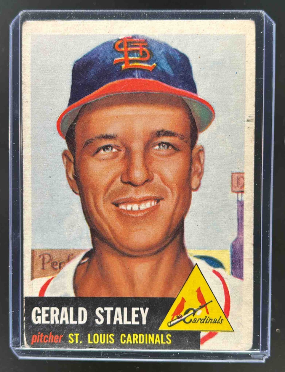 Card image for 1953 TOPPS BASEBALL GERALD STALEY #56